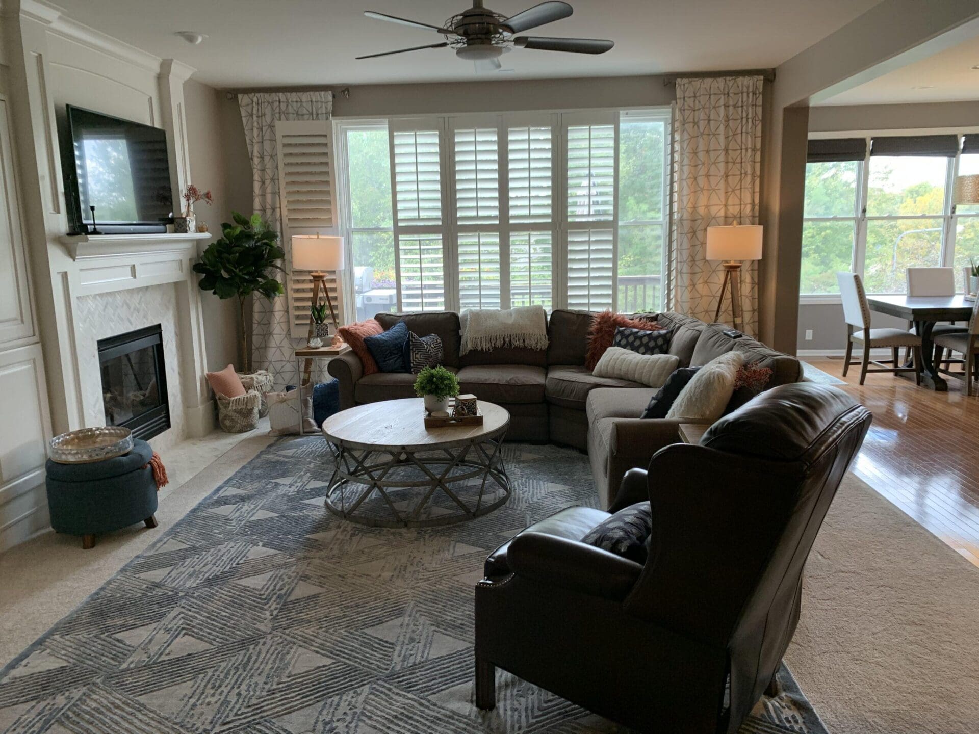 Fresh and Updated Family Room